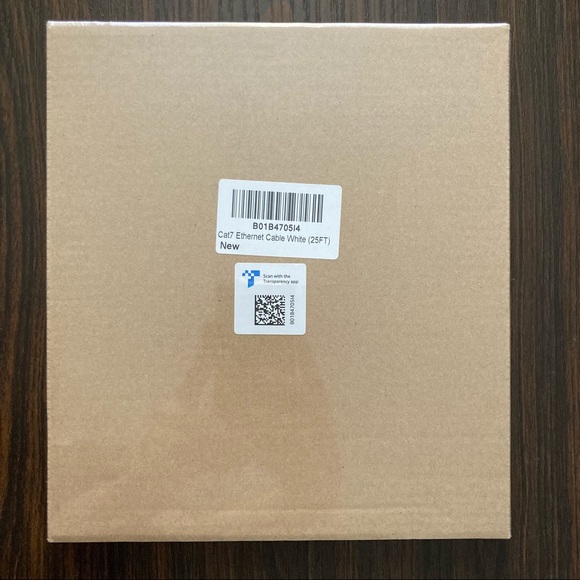 SET OF 2 Jadaol Cat 7 Ethernet Cable 25ft Shielded Solid Flat NWT - Picture 2 of 15